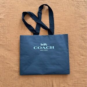 Coach Black Tote Gift Bag